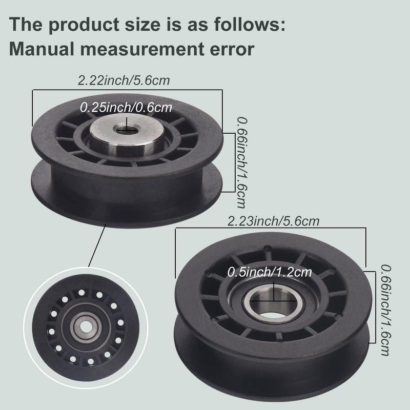 Haiouus 587973001 587969201 Idler Pulley Assembly Compatible With Husqvarna Craftsman Walk-Behind Lawn Mowers, for Lawn Mower Decks Idler Pulley HU725AWD/BBC, HU725AWDHQ, LC221RH Replaces Previous 581904001 - Image 3